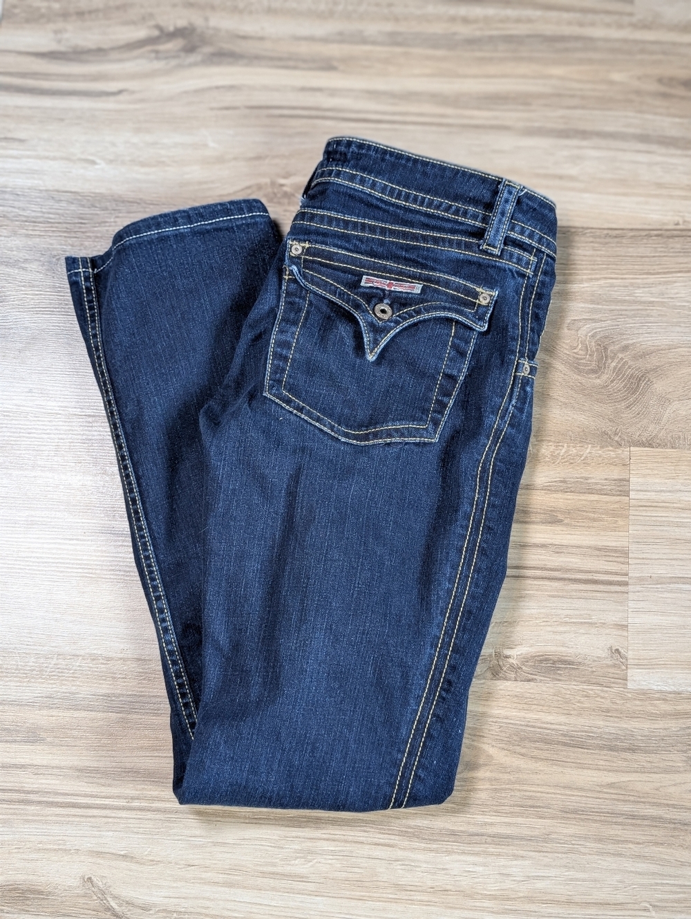 Hudson BOSTON Signature Boot Cut Designer Jeans Size 30